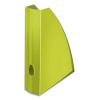 LEITZ Porte revues - WOW vert mtallis - H31,2 x P25,8 cm - Dos 7,5 cm