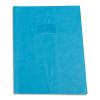 CALLIGRAPHE Protge-cahier PVC opaque (grain cuir) 20/100me avec porte-tiquette 21x29,7 bleu clair
