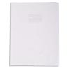 CALLIGRAPHE Protge-cahier PVC opaque (grain cuir) 20/100me avec porte-tiquette 21x29,7 blanc
