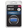 INTEGRAL Cl USB 3.0 64Go Chroma Bleue INFD64GBCHR3.0BL + redevance